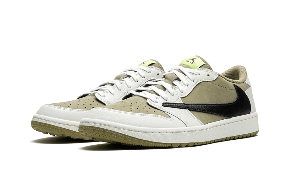 Air Jordan 1 Low Golf Travis Scott Neutral Olive