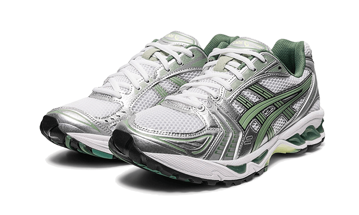 Asics Gel-Kayano 14 White Pure Silver Slate Grey Sage