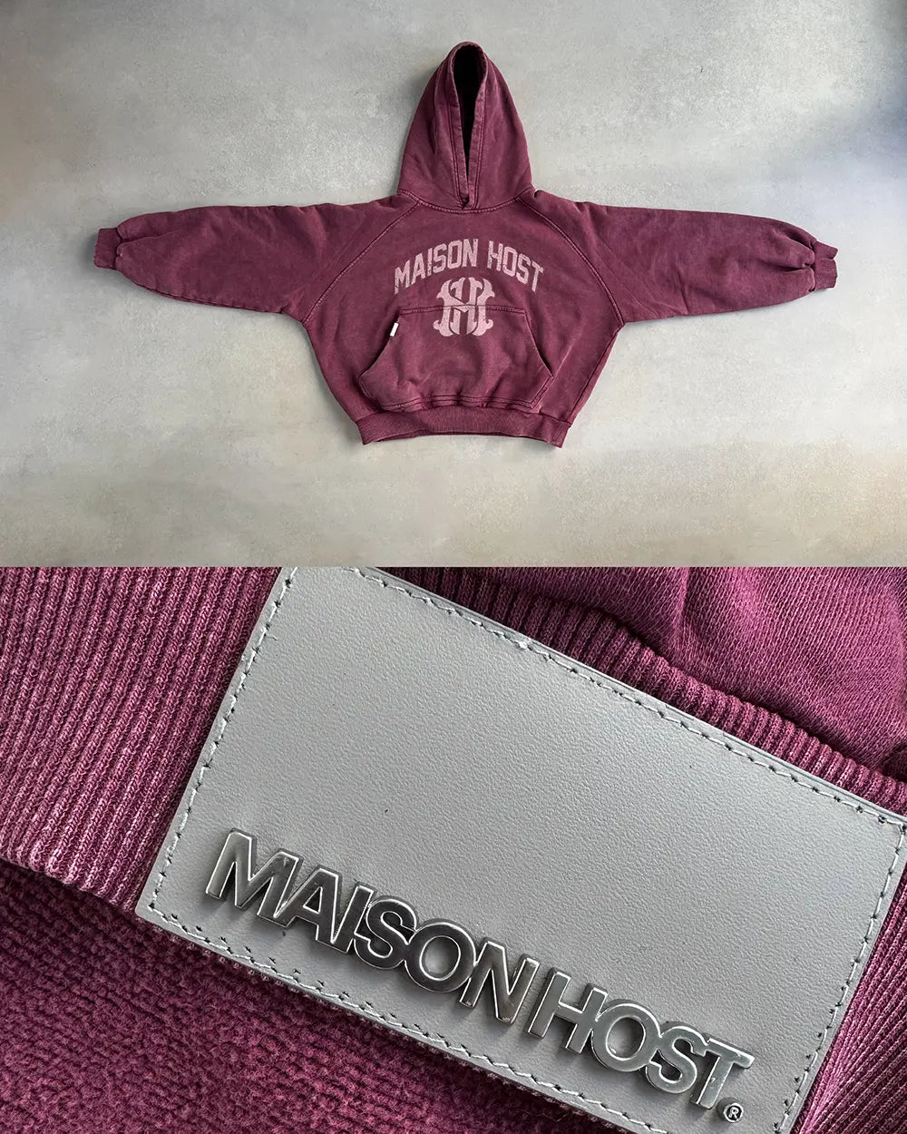 Host - Homerun Burgundy Hoodie