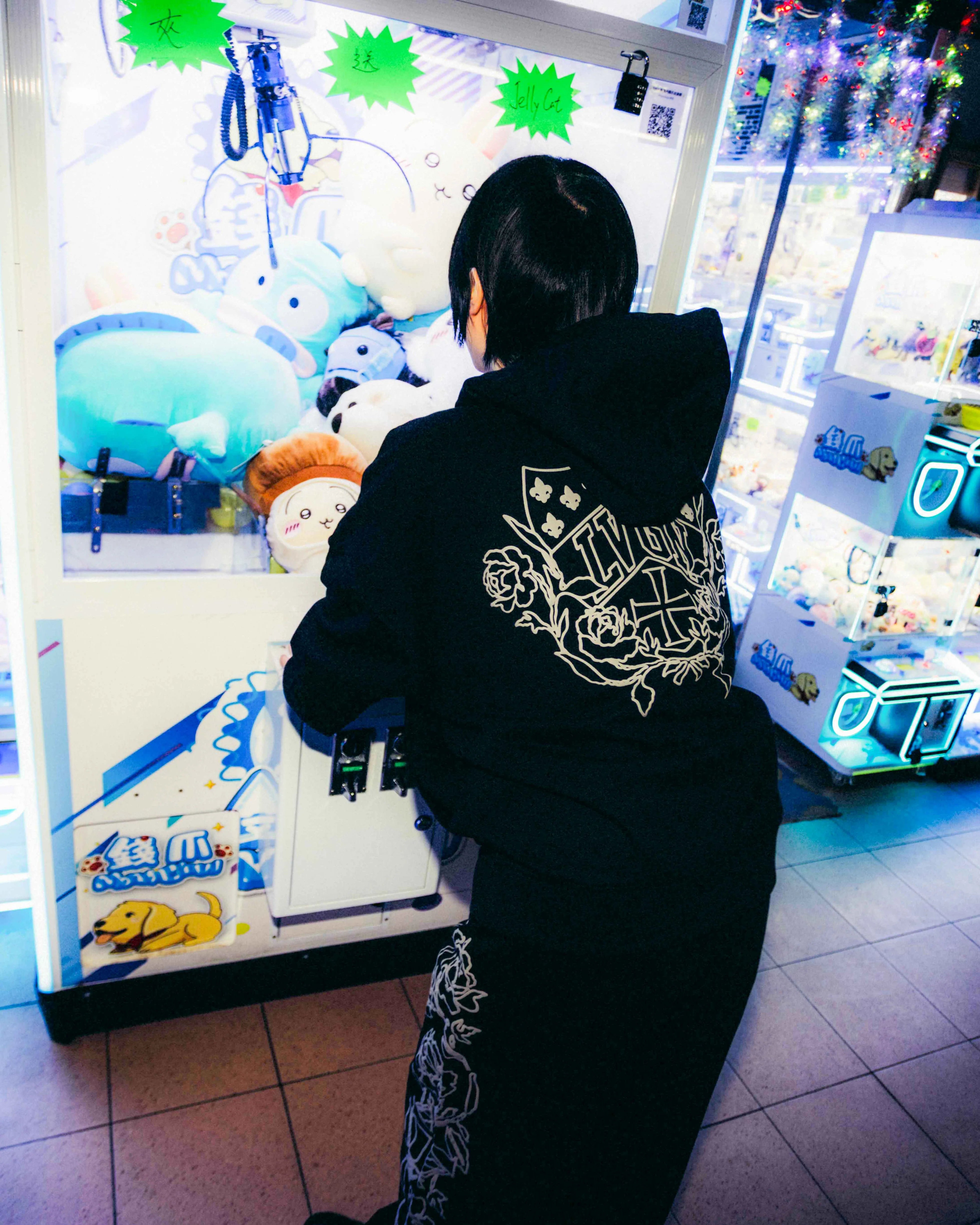 LVGN - Black Heraldic Hoodie