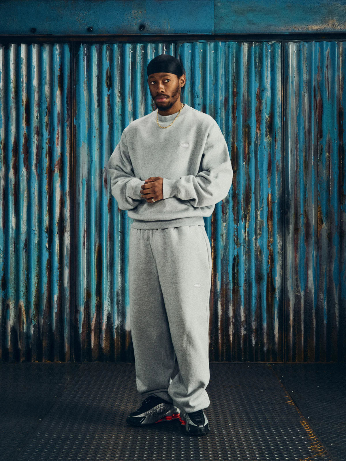 Corteiz Mini Island Crewneck Heather Grey