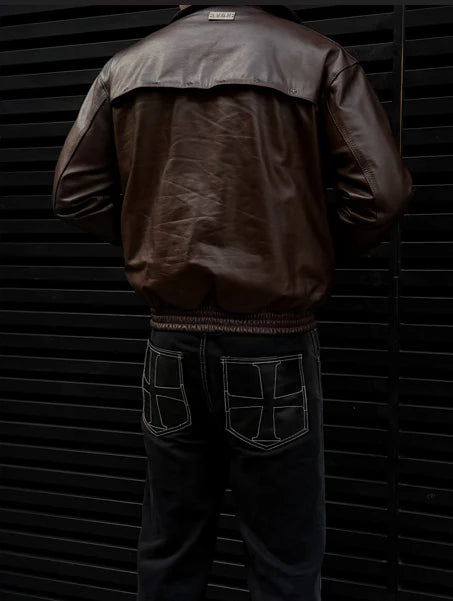 LVGN - Chocolate Leather Jacket