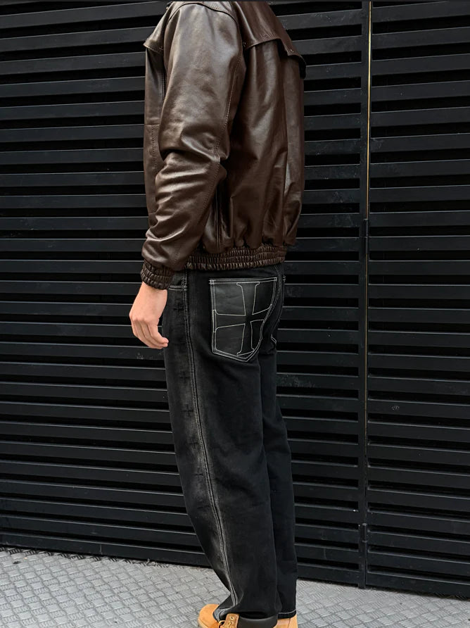 LVGN - Chocolate Leather Jacket