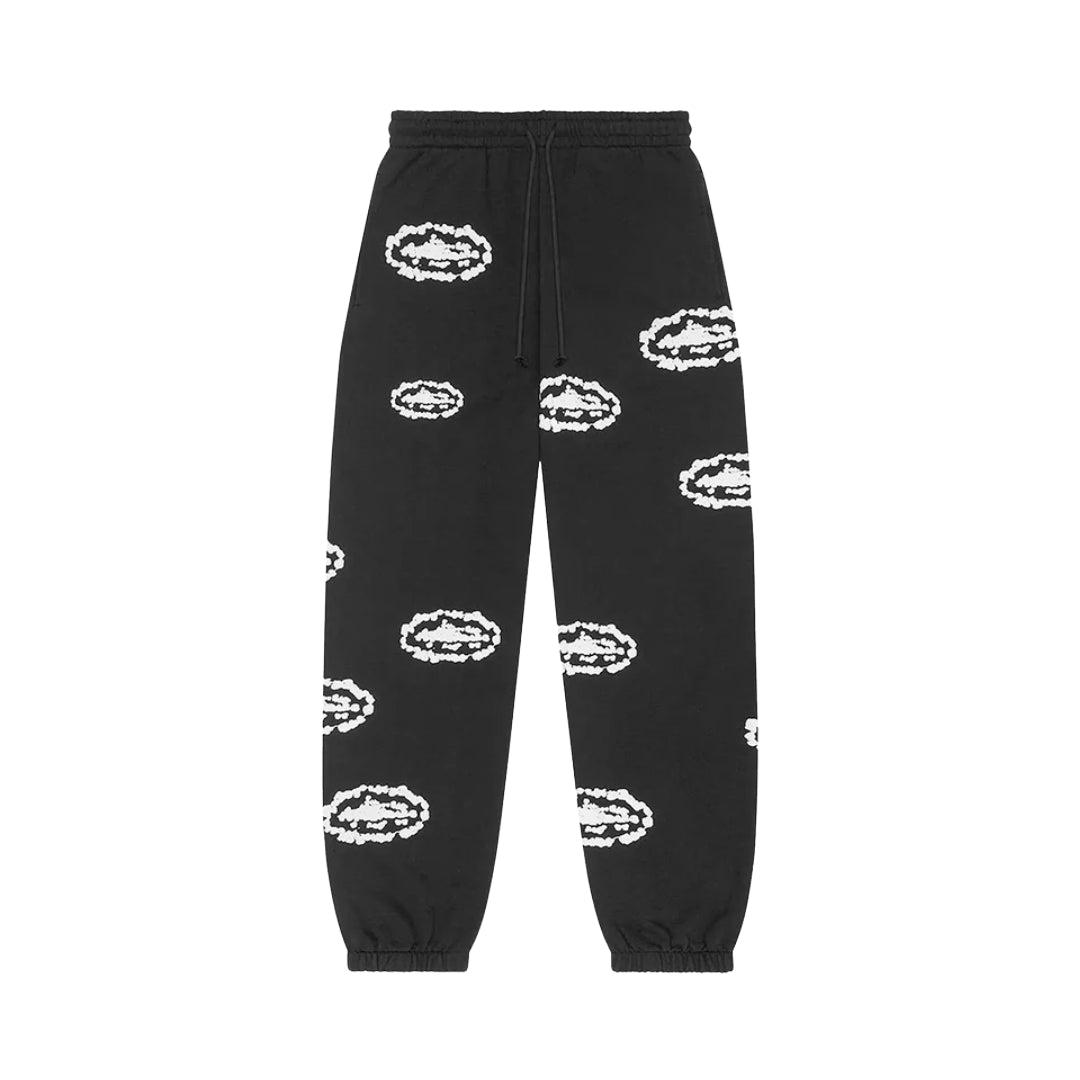Corteiz x Denim Tears Cotton Wreath Black/White Set