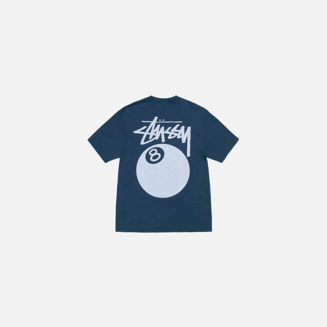 Stussy - 8 Ball Tee Pigment Dyed Navy