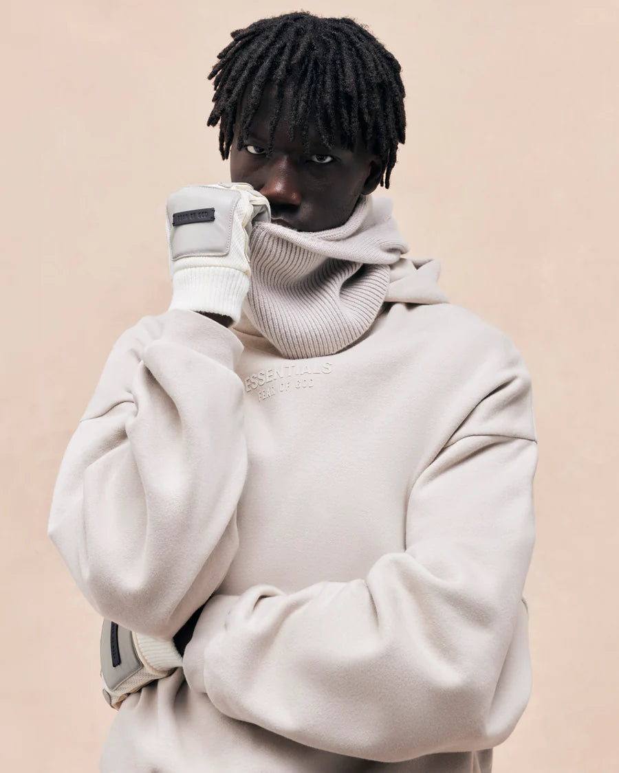Essentials Hoodie  Silver Cloud