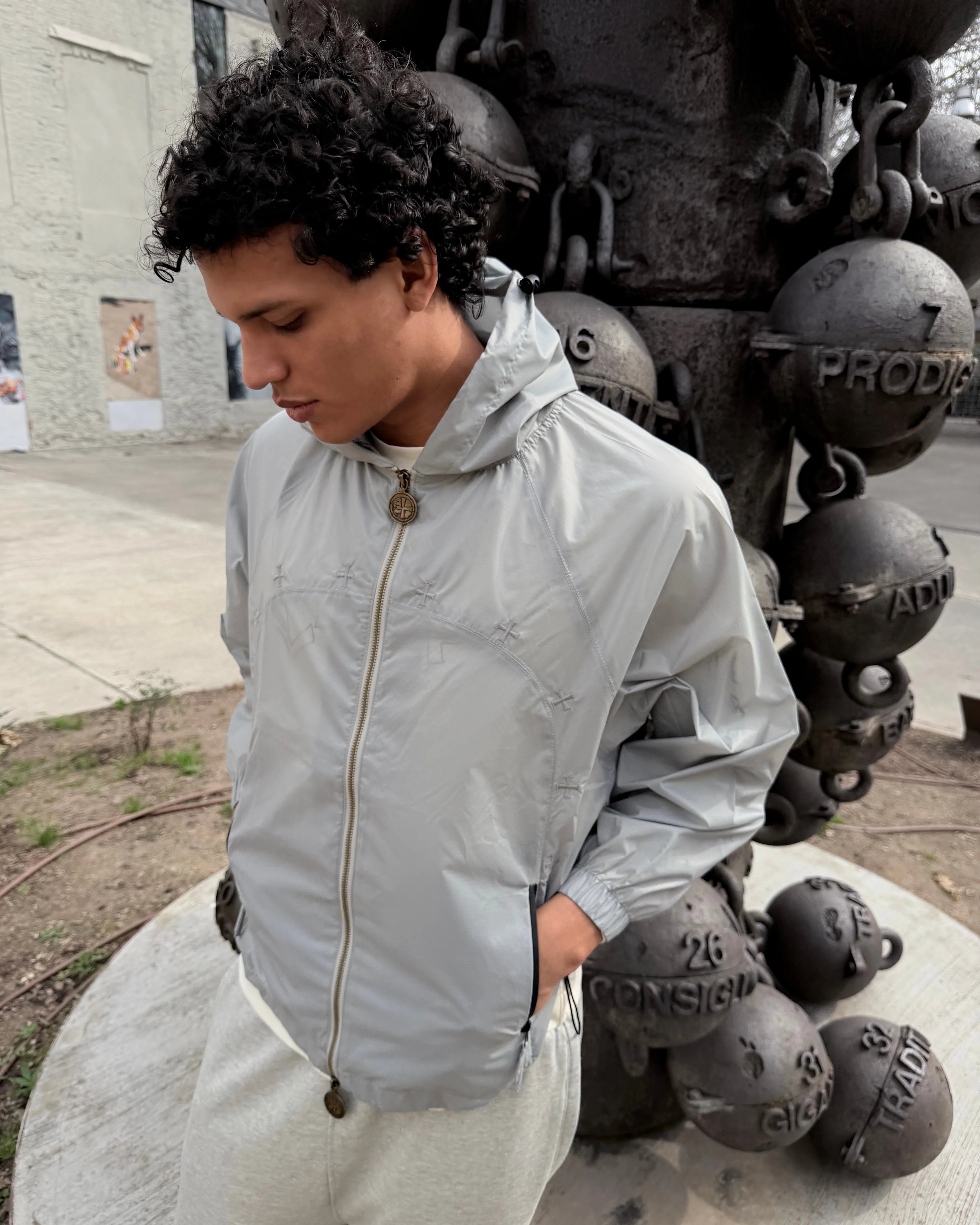 LVGN - Grey Armour Windbreaker