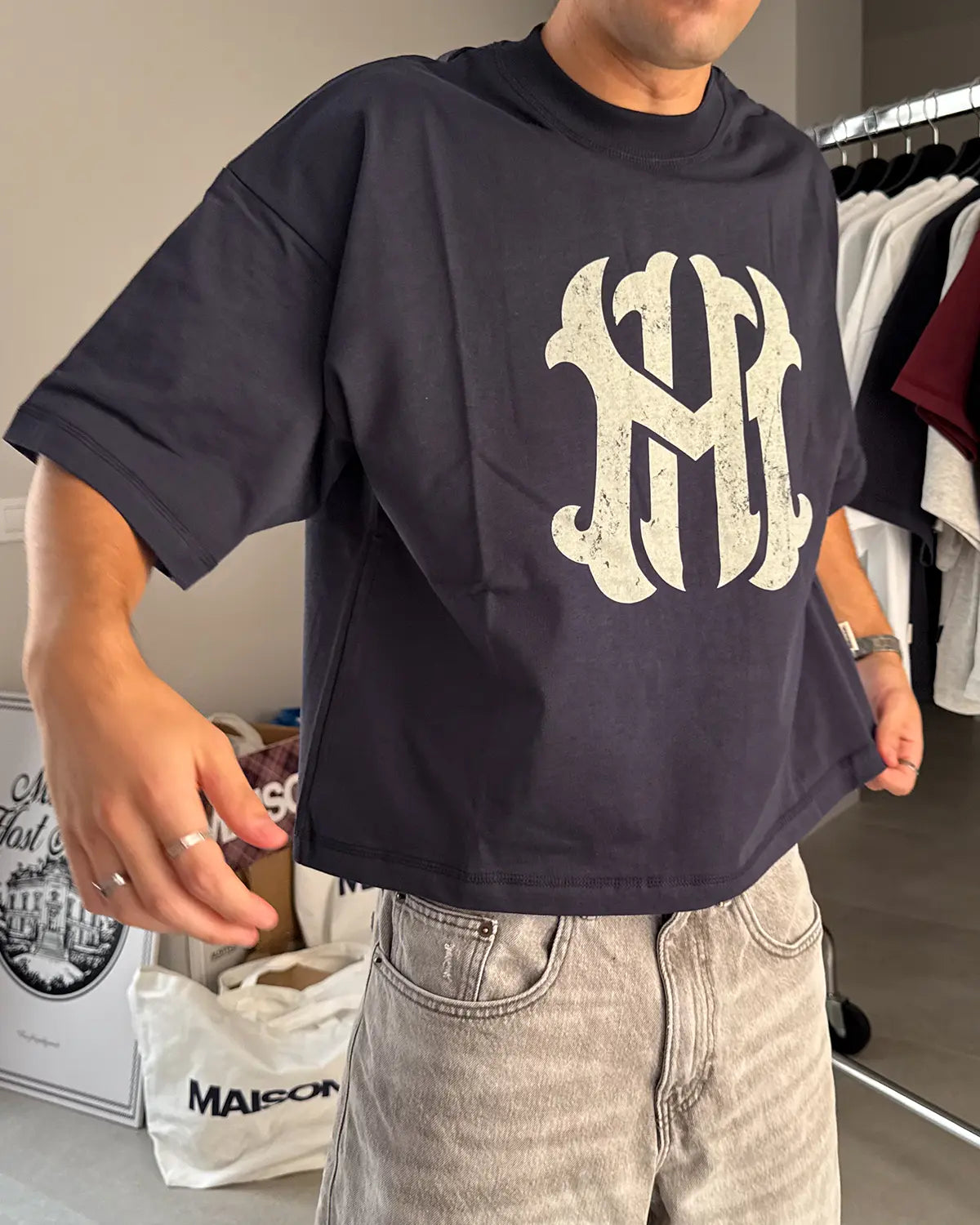 Host - Homerun Navy Tee