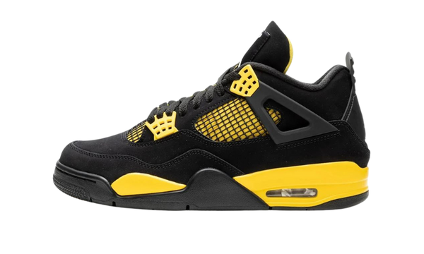 Jordan retro shops 4 negras con amarillo