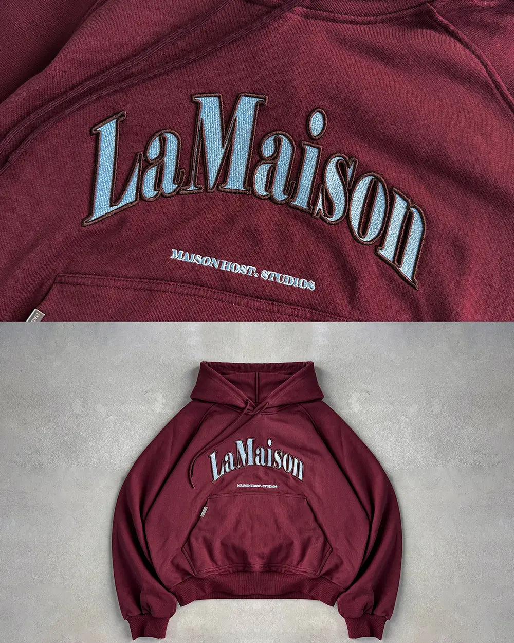 Host - Lamaison Burgundy Hoodie 2.0