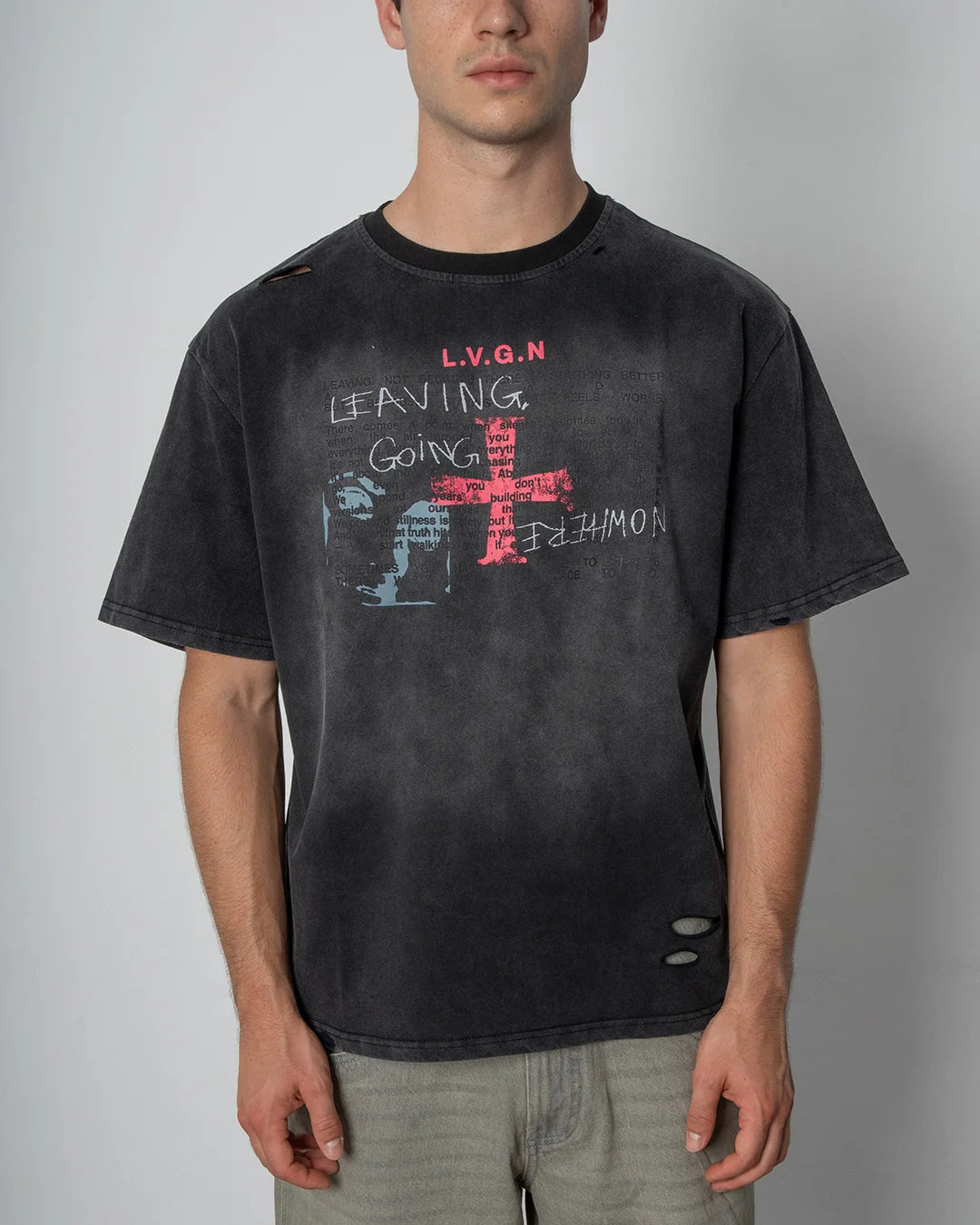 LVGN - Scripture Tee Grey