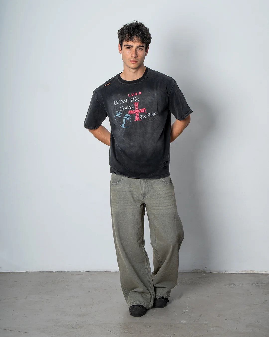 LVGN - Scripture Tee Grey