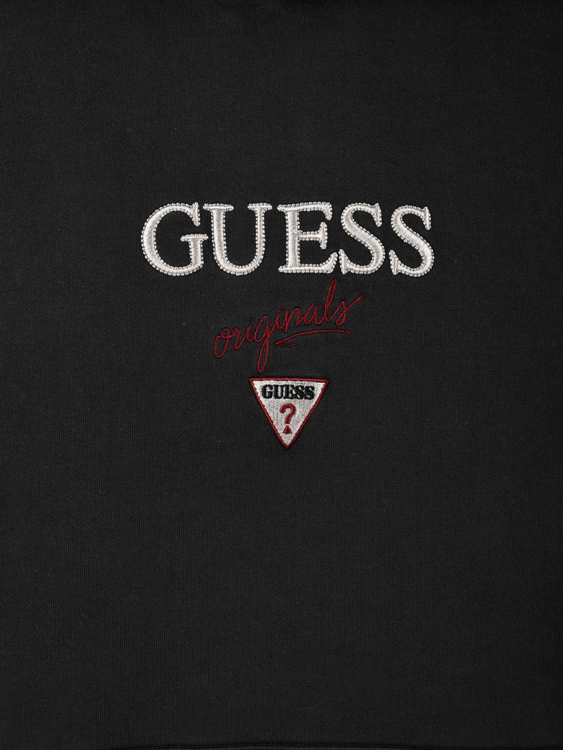 GUESS ORIGINALS Go Baker Logo Hoodie -  Jet Black Multi