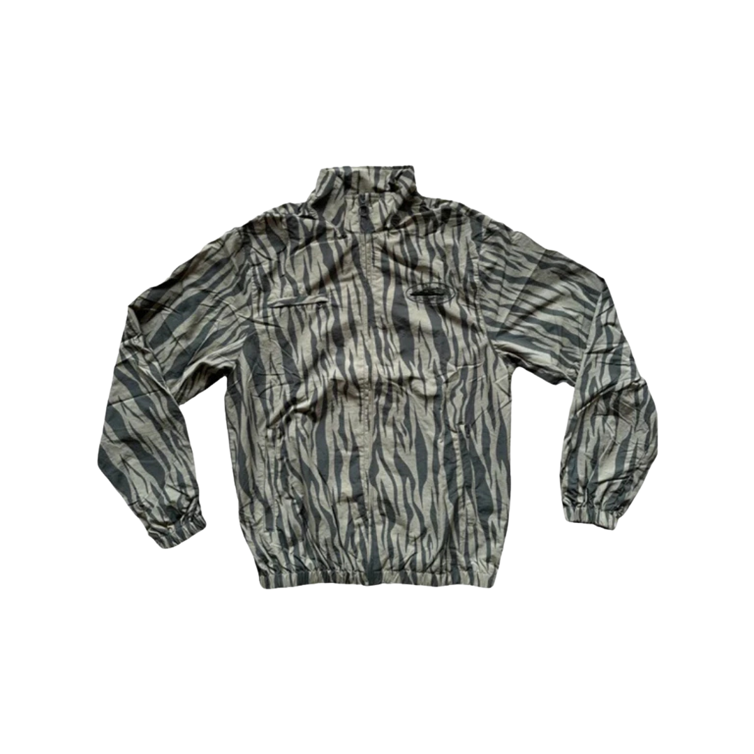 Corteiz Zebra Shukushuku Jacket Olive