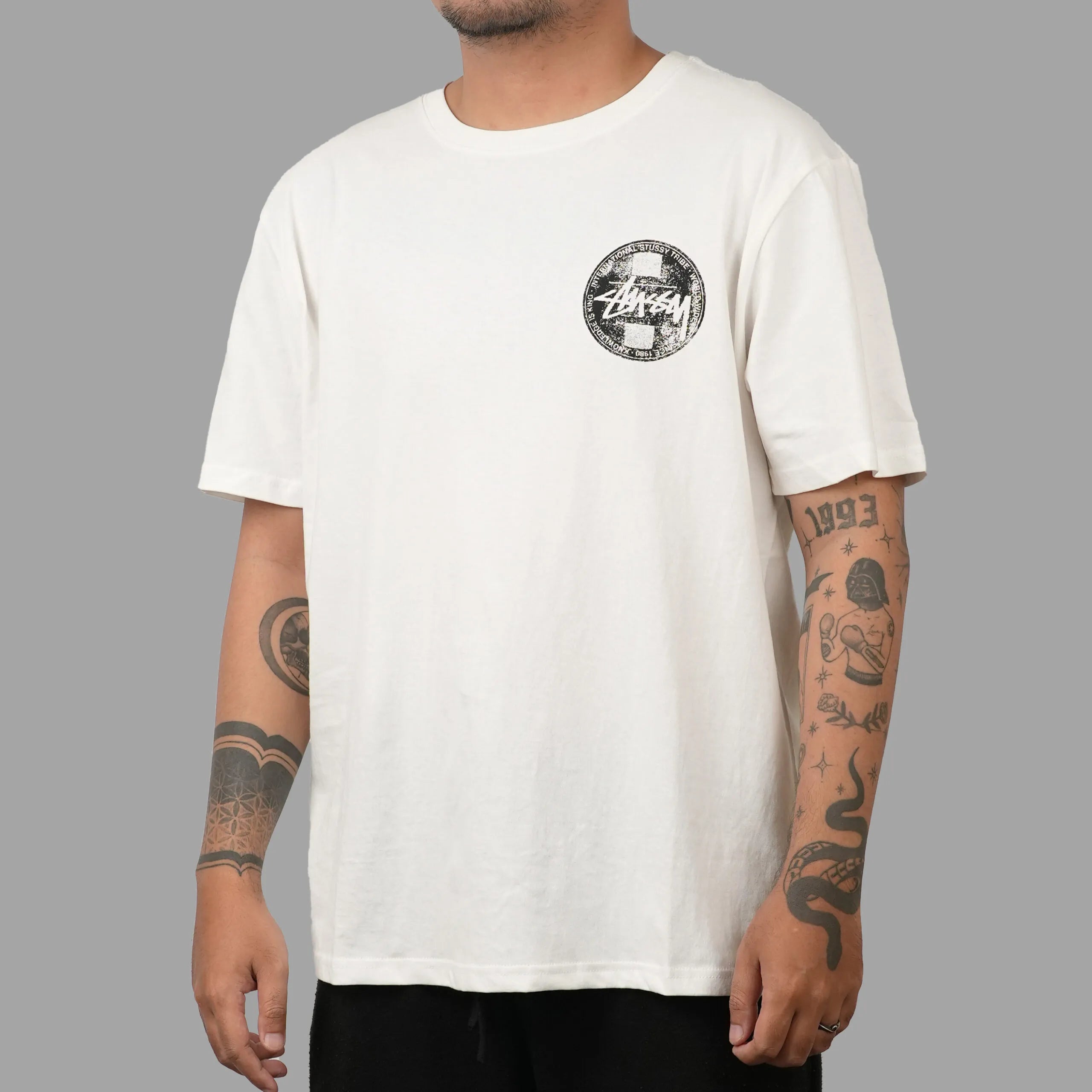 Stussy - Dot Stamp Tee White