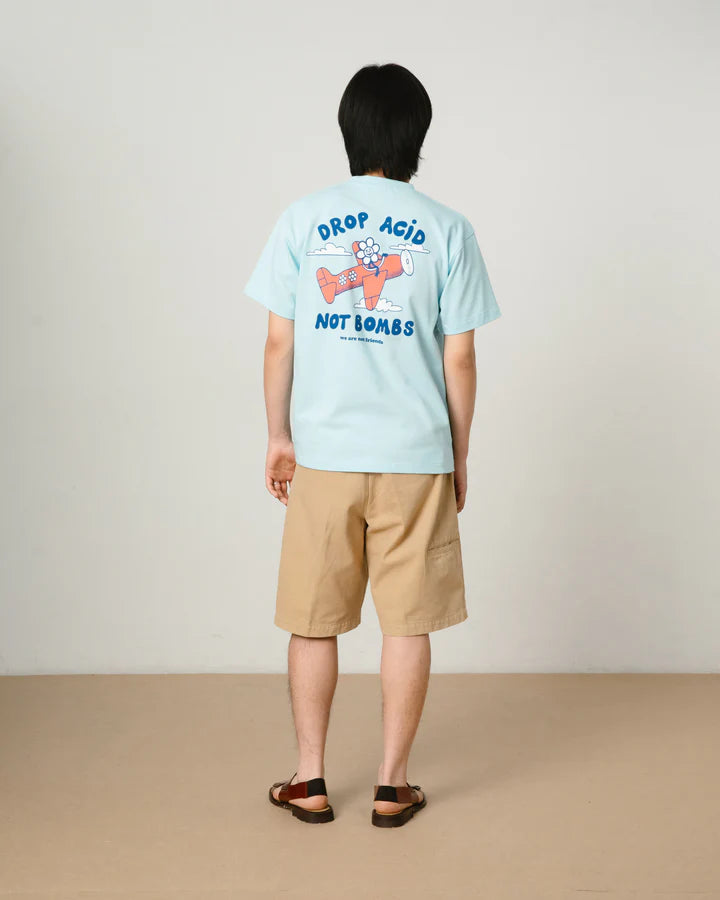 We Are Not Friends - Drop Acid, Not Bombs Blue T-shirt