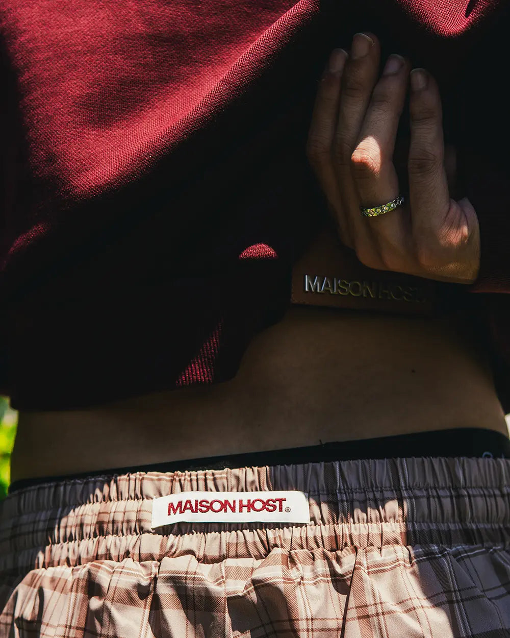 Host - Homerun Burgundy Zipped Hoodie