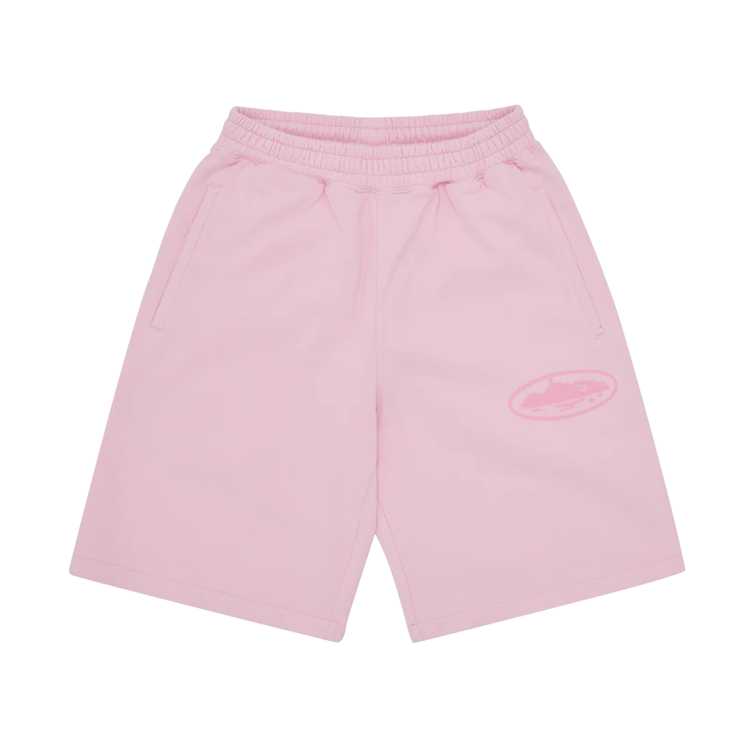 Corteiz Island Knockout Sweatshort Pink
