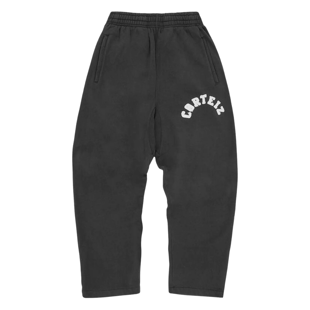 Corteiz Colly Arch Open Hem Pants Black