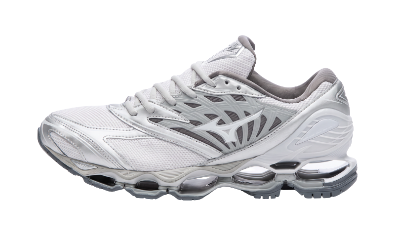 Mizuno Wave Prophecy LS Light Grey Silver White
