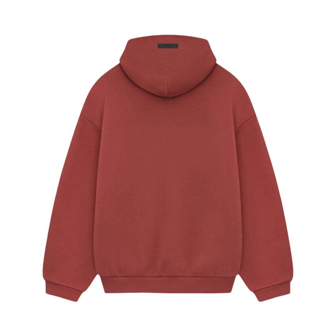 Fear of God Essentials Fleece Hoodie Crimson