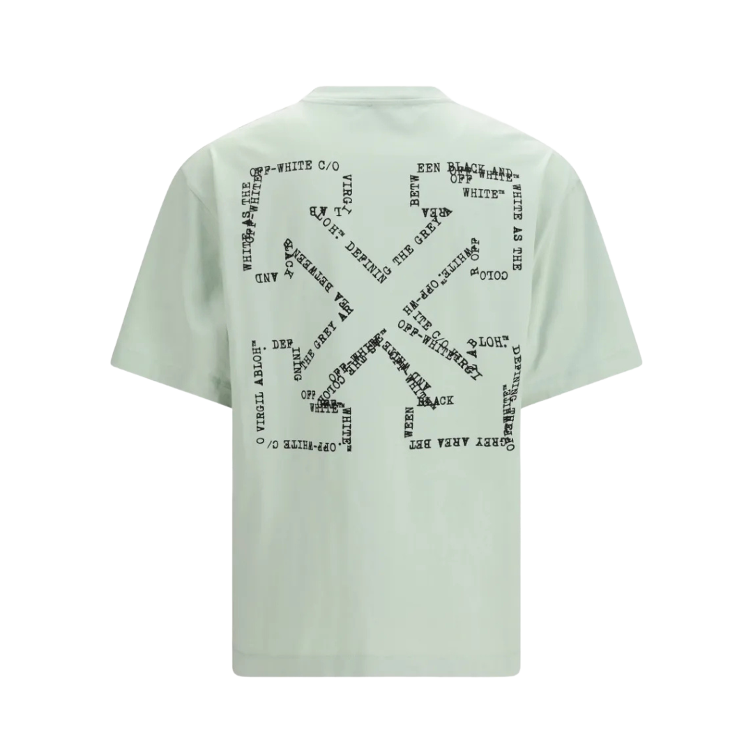 Off White - Arrow Skate Green T-Shirt