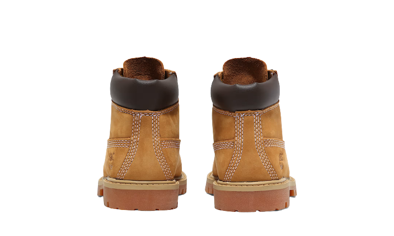 Timberland Premium 6 Inch Lace Up Waterproof Boot Wheat (Kids)