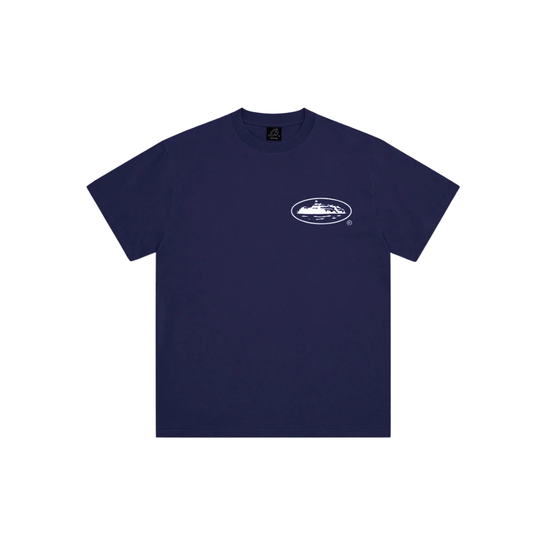 Corteiz Og Island Tee Navy