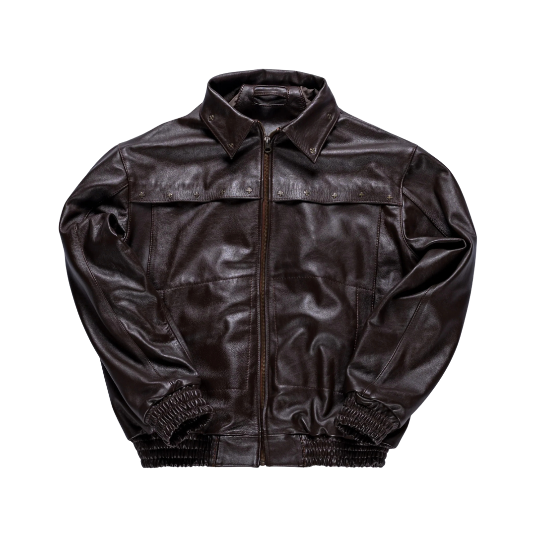 LVGN - Chocolate Leather Jacket