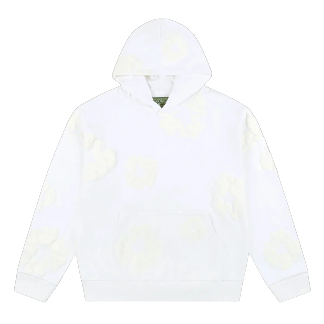 Denim Tears Mono Cotton Wreath Hoodie White