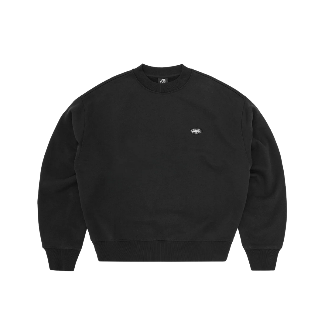Corteiz Mini Island Crewneck Black