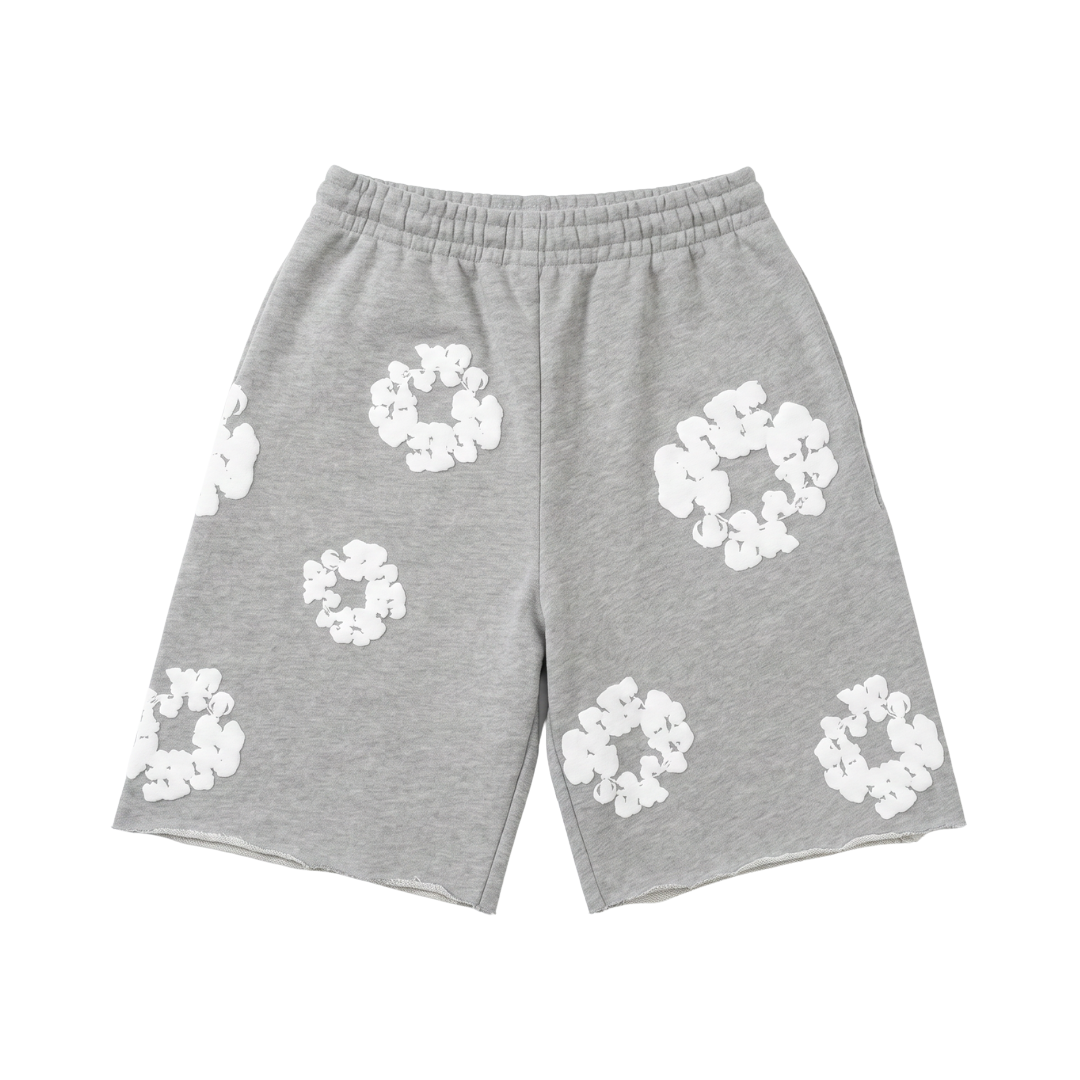 Denim Tears The Cotton Wreath Shorts Grey