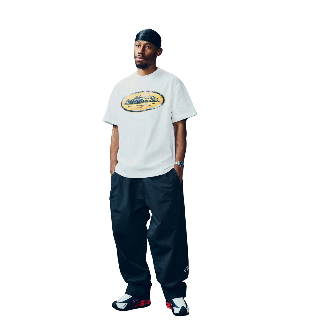 Corteiz Corroded Island Tee White