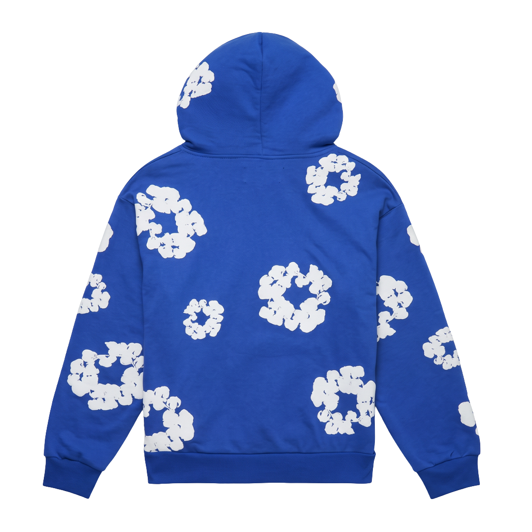 Denim Tears The Cotton Wreath Hoodie Royal Blue