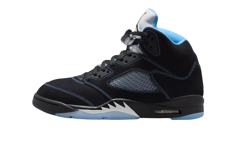 Air Jordan 5 Black University Blue