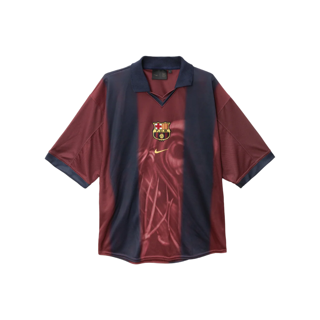 Travis Scott x Nike x FC Barcelona Retro 2000/01 Home Skeleton Jersey