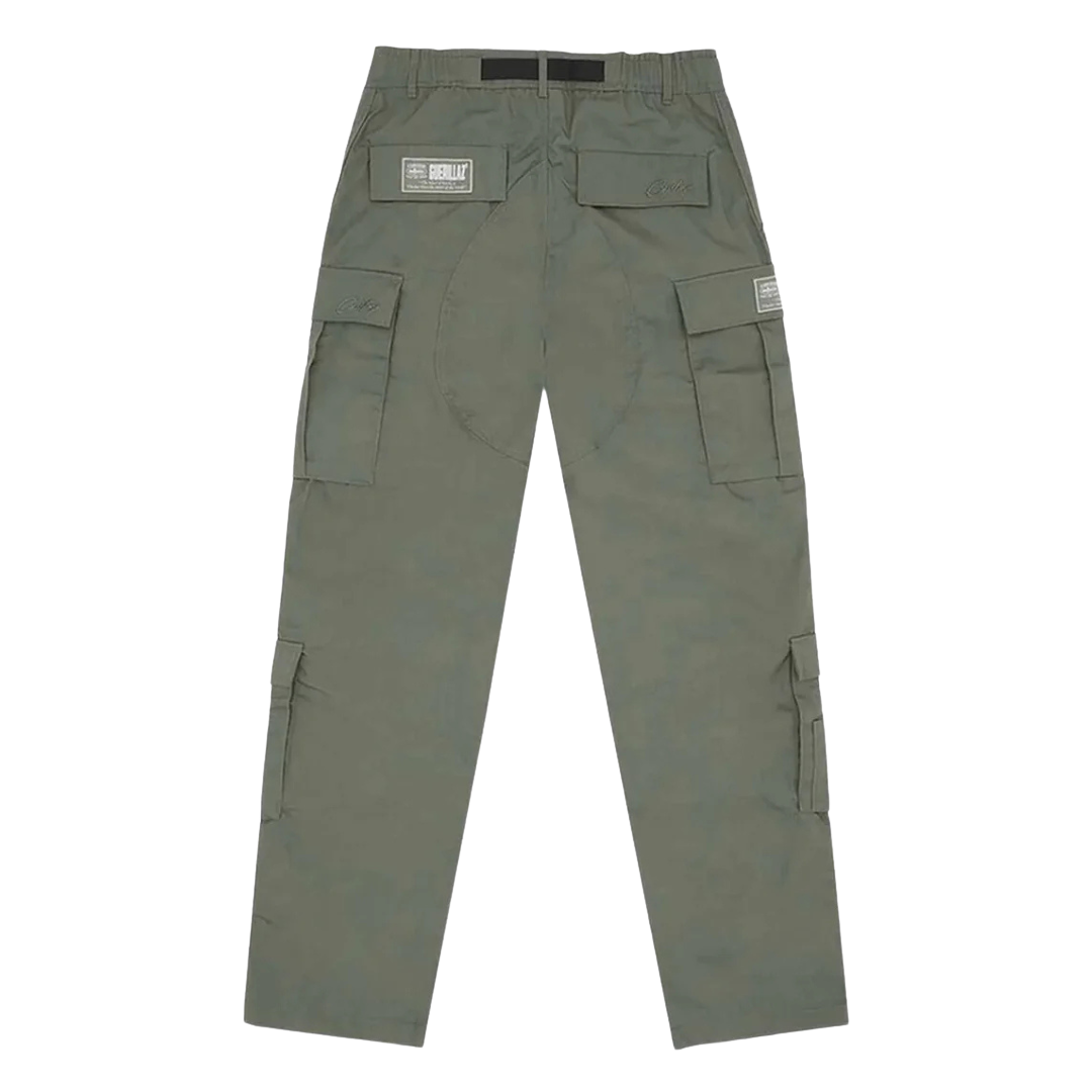 Corteiz Guerillaz Cargo Pants Tonal Khaki