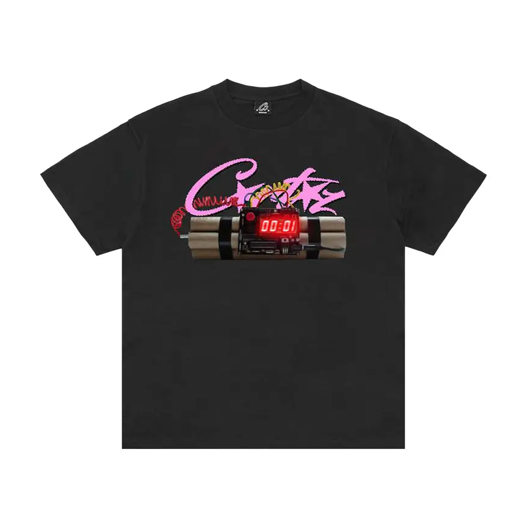 Corteiz No Time 4 Luv Tee Black
