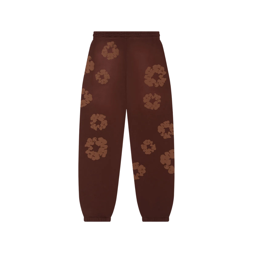 Denim Tears Mono Cotton Wreath Brown Sweatpants