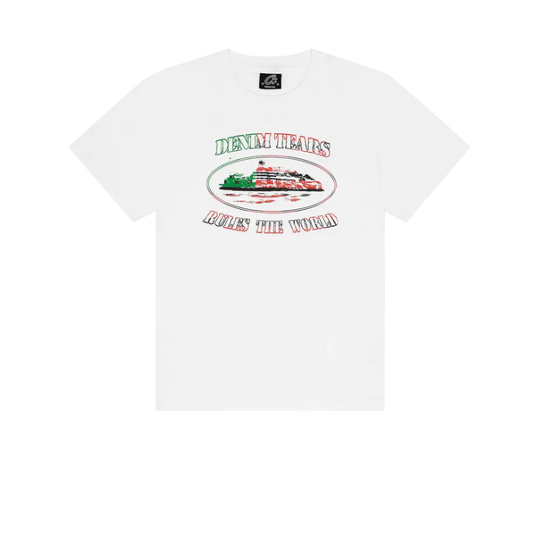 Corteiz x Denim Tears Cortears Og Alcatraz Tee White