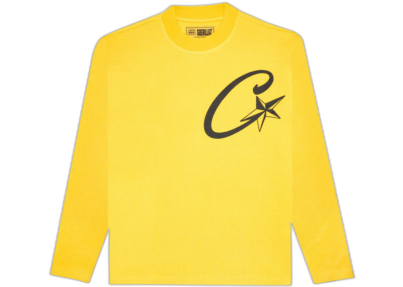 Corteiz C Starz Waffle LS Tee Yellow