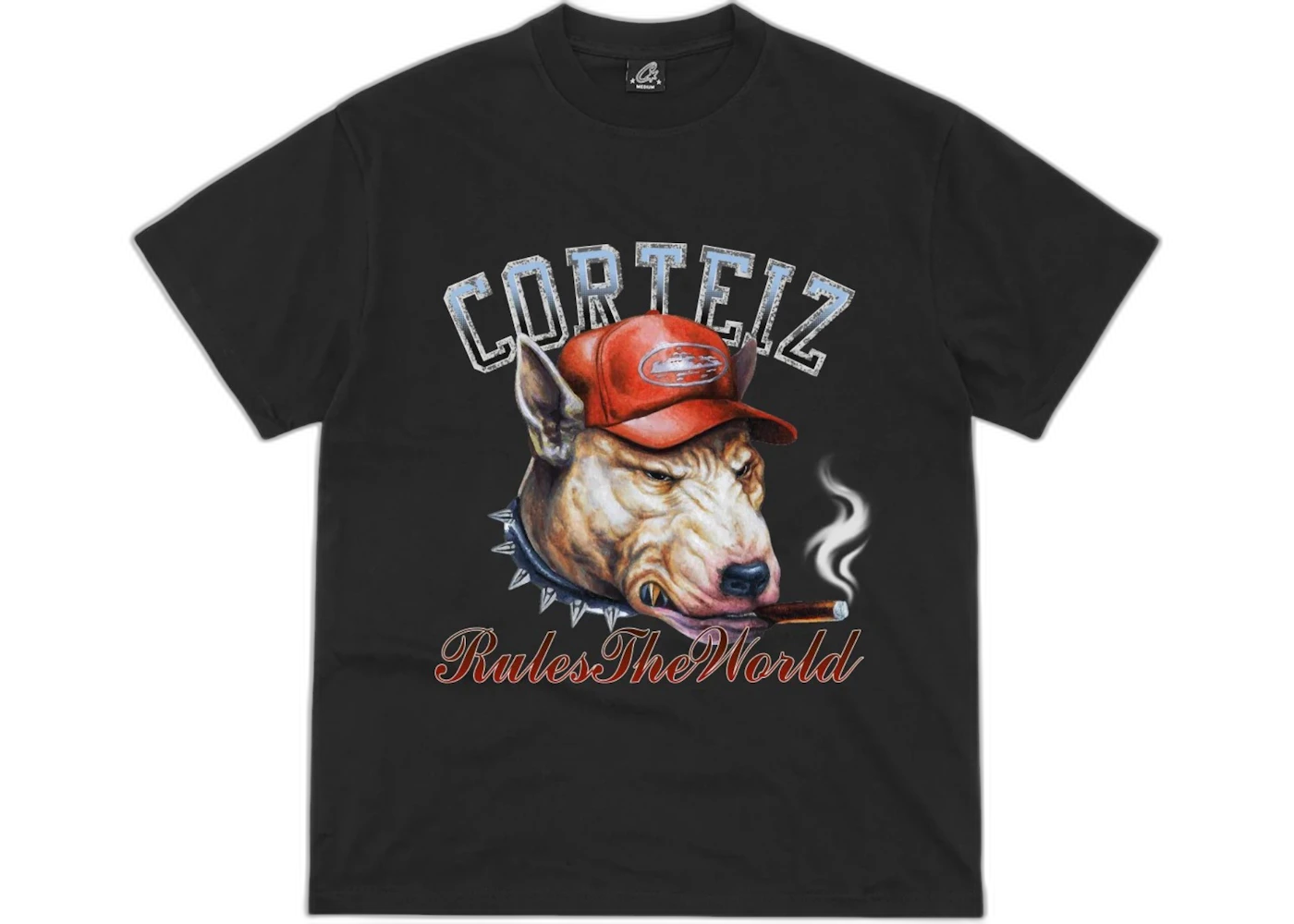 Corteiz Dog Pound Tee Black