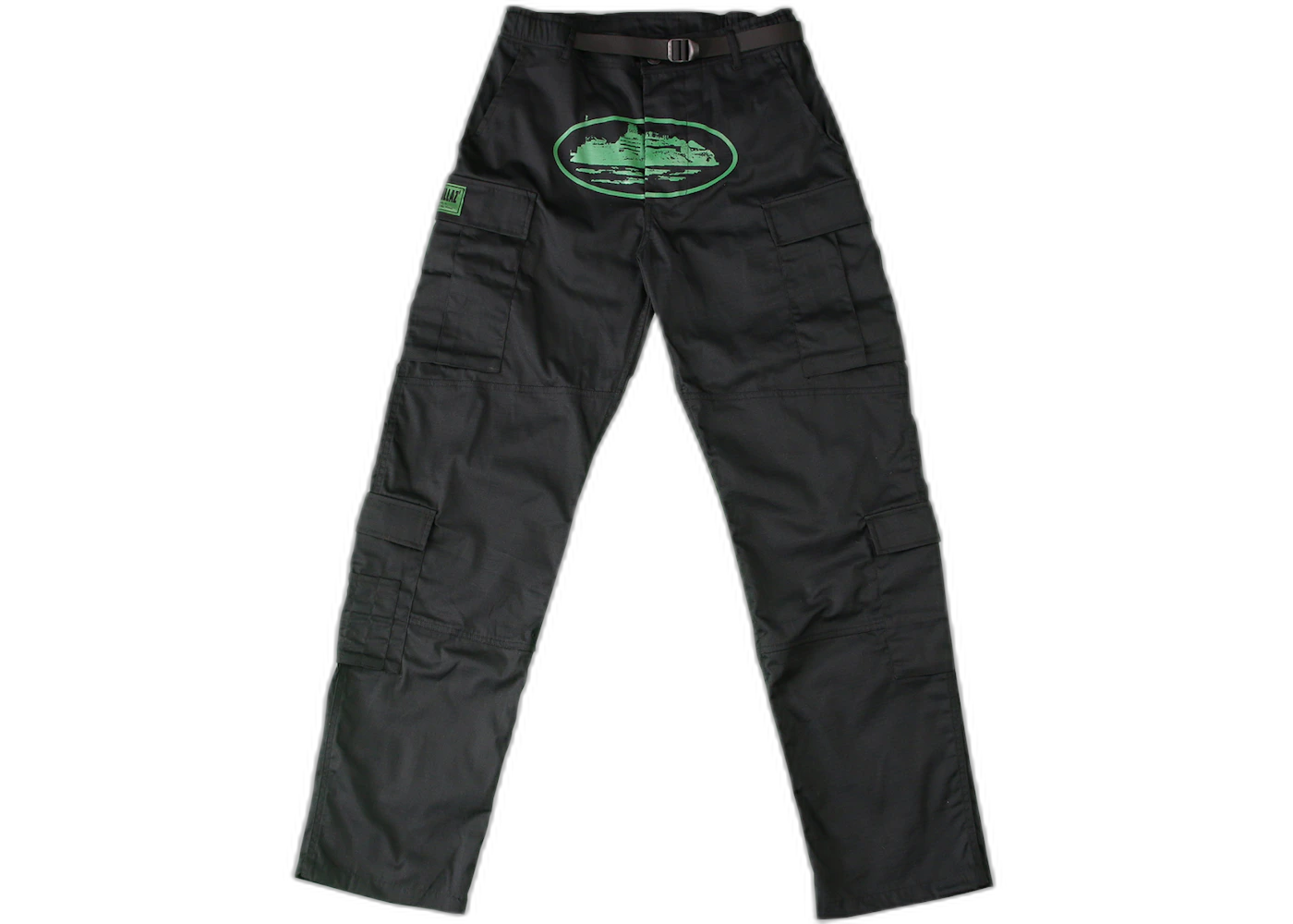 Corteiz Mula Guerillaz Cargos Black/Green