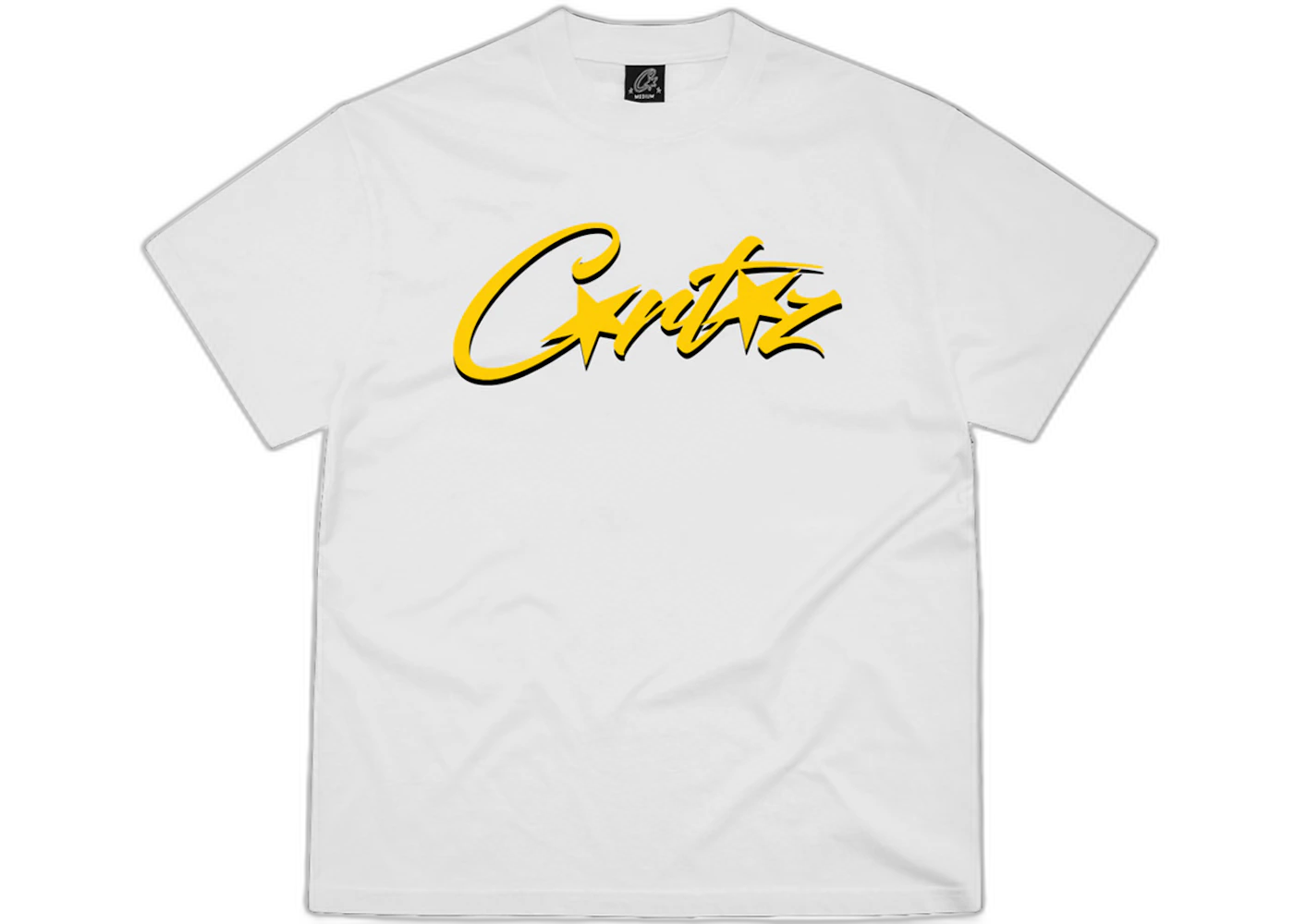 Corteiz OG Allstarz Tee White Yellow
