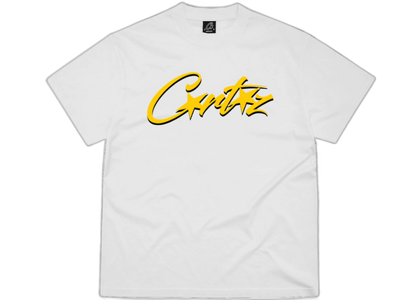 Corteiz OG Allstarz Tee White Yellow