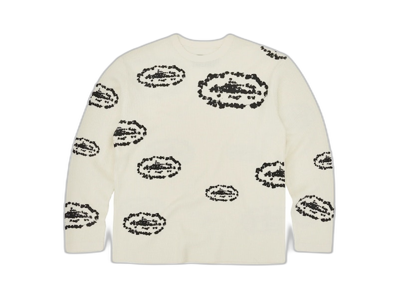 Corteiz x Denim Tears Island Wreath Waffle Thermal Cream