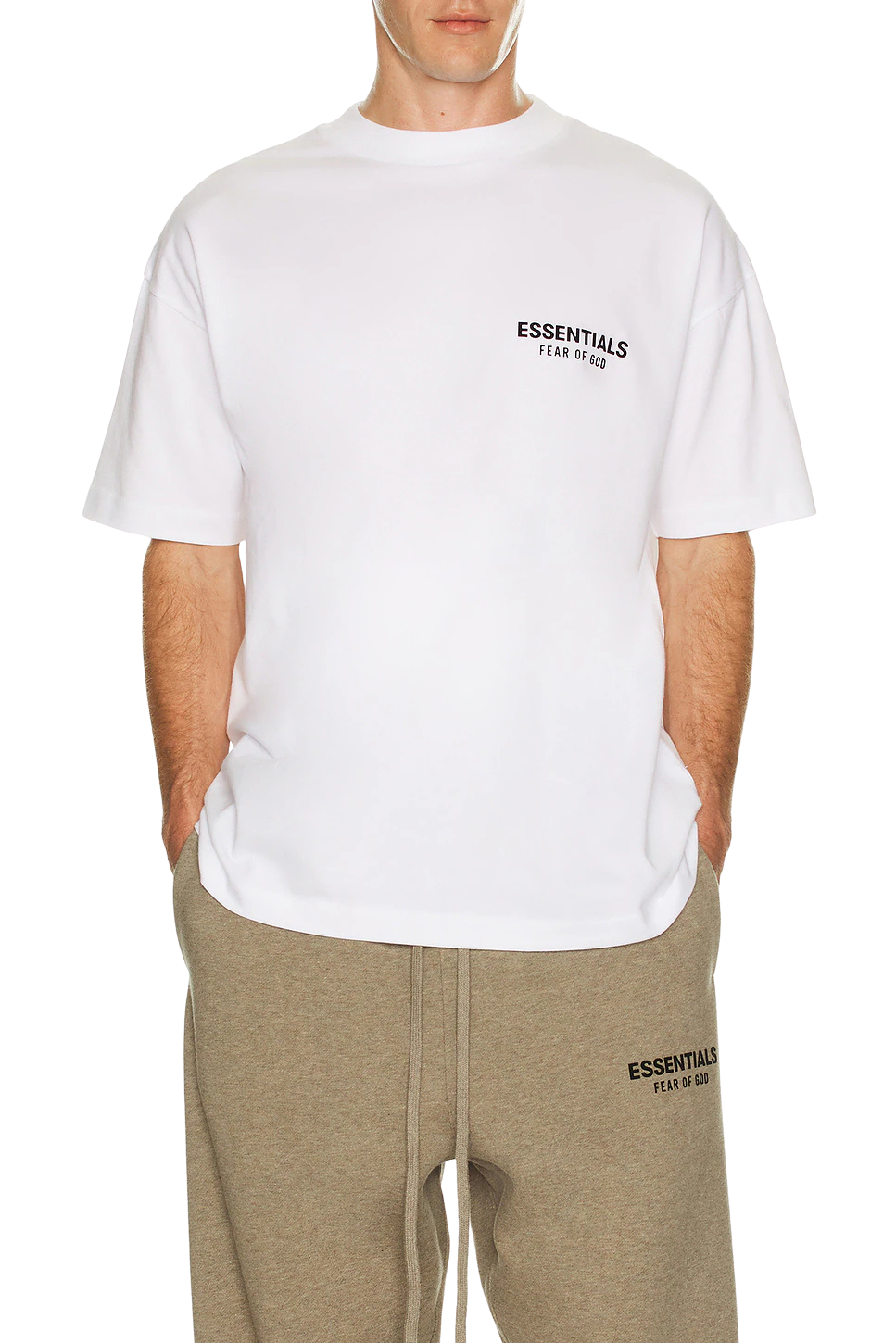 Fear of God Essentials Classic Short Sleeve Tee Bright White