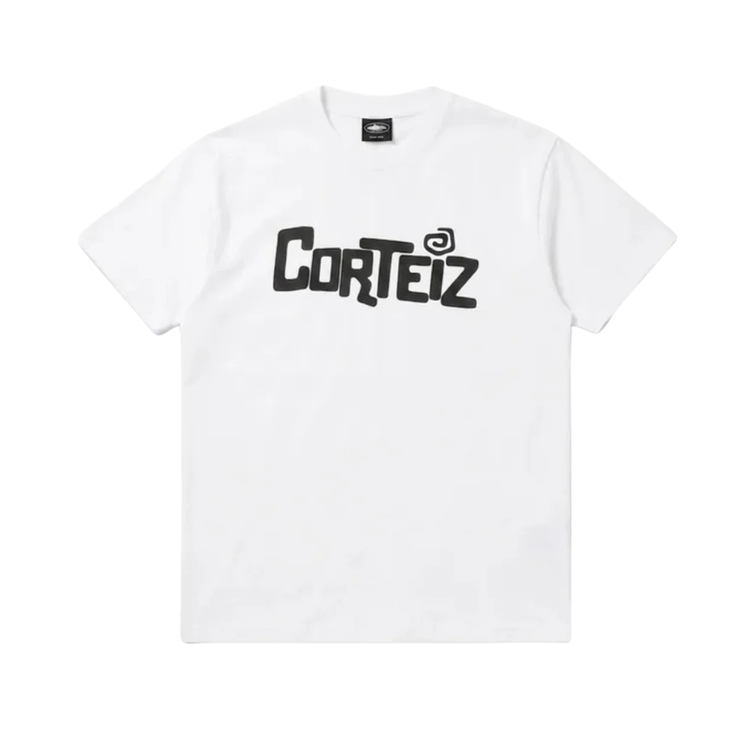 Corteiz Cartoon Logo Tee White