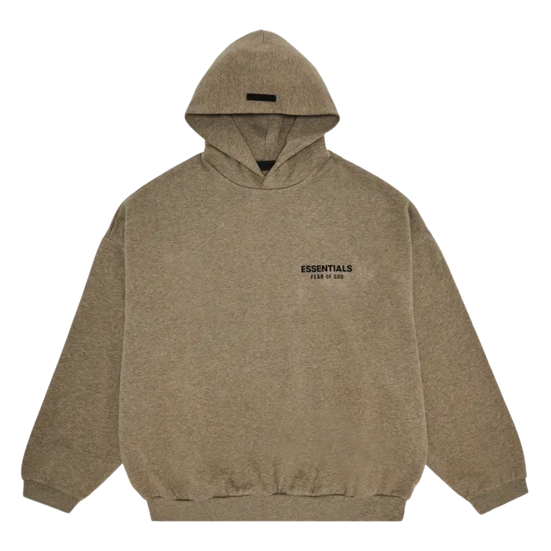 Fear of God Essentials Fleece Hoodie (FW24) Heather Gray