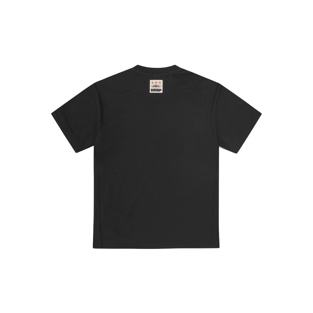 Corteiz HMP Panel Mock Tee Black
